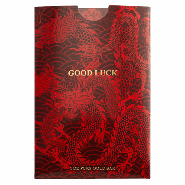 2025 Yellow Dragon - Good Luck Pamp 5g .9999 Gold Prooflike Bar - Image 6