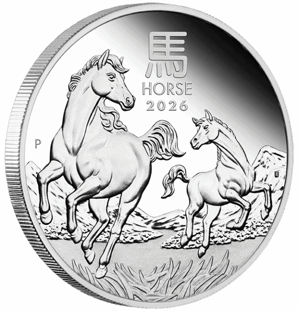 2026 $1 Year of the Horse 1oz Silver Proof Coin - Image 5
