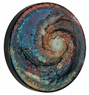2025 $25 Extragalactic 5oz Silver Patinaed Coloured Coin