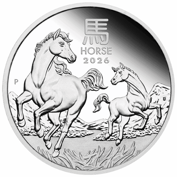2026 $1 Year of the Horse 1oz Silver Proof Coin