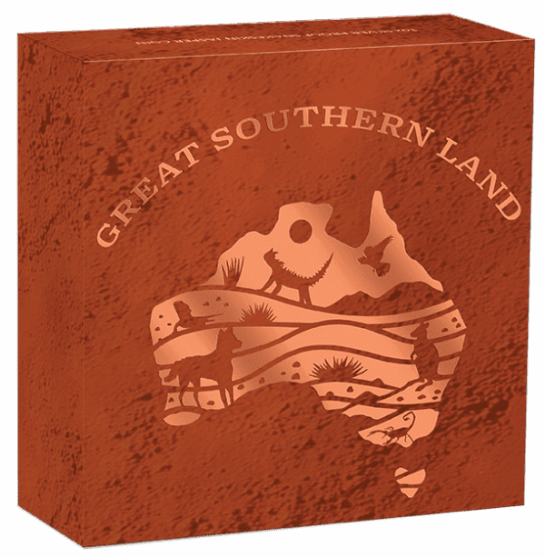 2025 $1 Great Southern Land Snakeskin Jasper 1oz Silver Proof Coin - Image 5