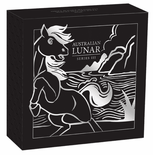 2026 $1 Year of the Horse 1oz Silver Proof Coin - Image 3
