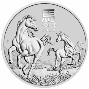 2026 $1 Perth Mint Lunar Horse 1oz Silver Bullion Coin