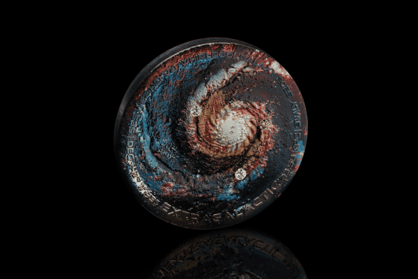2025 $25 Extragalactic 5oz Silver Patinaed Coloured Coin - Image 7