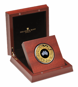 2025 $200 Great Southern Land 2oz Gold Proof Blue Lepidolite Coin
