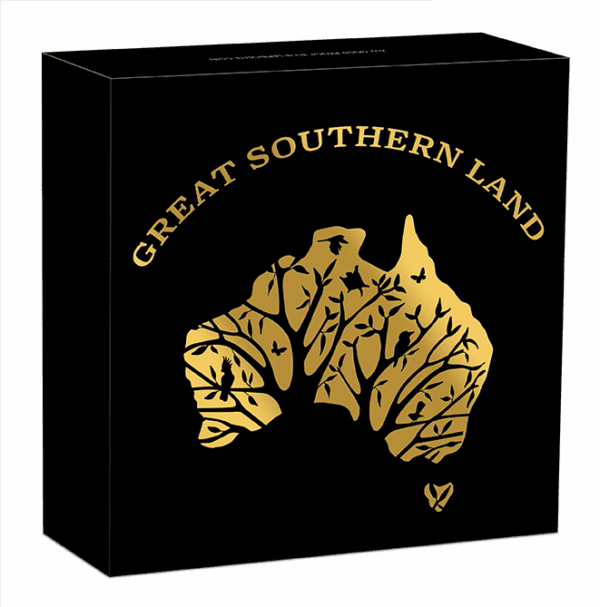 2025 $200 Great Southern Land 2oz Gold Proof Blue Lepidolite Coin - Image 2