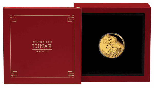 2026 $25 Year of the Horse 1/4oz Gold Proof Coin - Image 3