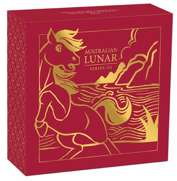 2026 $25 Year of the Horse 1/4oz Gold Proof Coin - Image 4