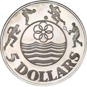 1983 $5 12th South East Asia Games Sterling Silver Proof Commemorative Coin