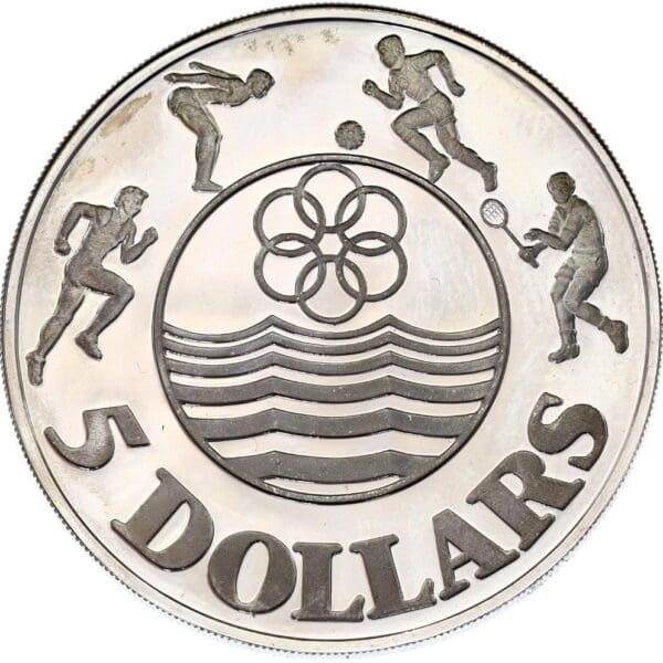 1983 $5 12th South East Asia Games Sterling Silver Proof Commemorative Coin