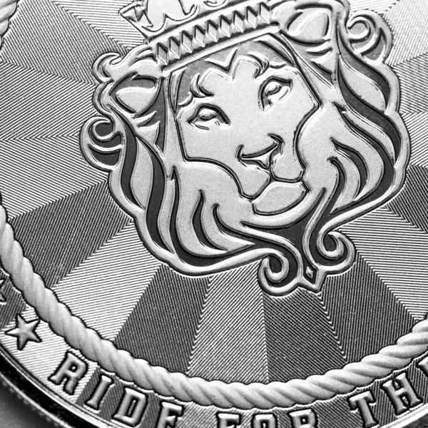 2023 Cowboy with Buffalo Privy Scottsdale Mint 1oz Silver Round - Image 4