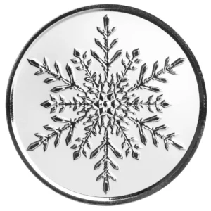 Scottsdale Mint Snowflake 1oz Silver Christmas Round