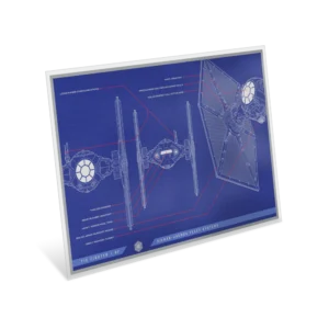 2025 $2 Tie Fighter / SF™ Blueprint - Star Wars™ 1oz Coloured Coin