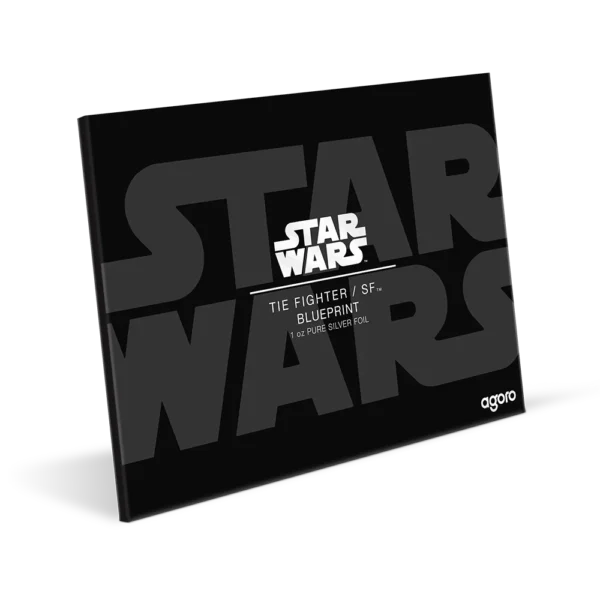 2025 $2 Tie Fighter / SF™ Blueprint - Star Wars™ 1oz Coloured Coin - Image 4