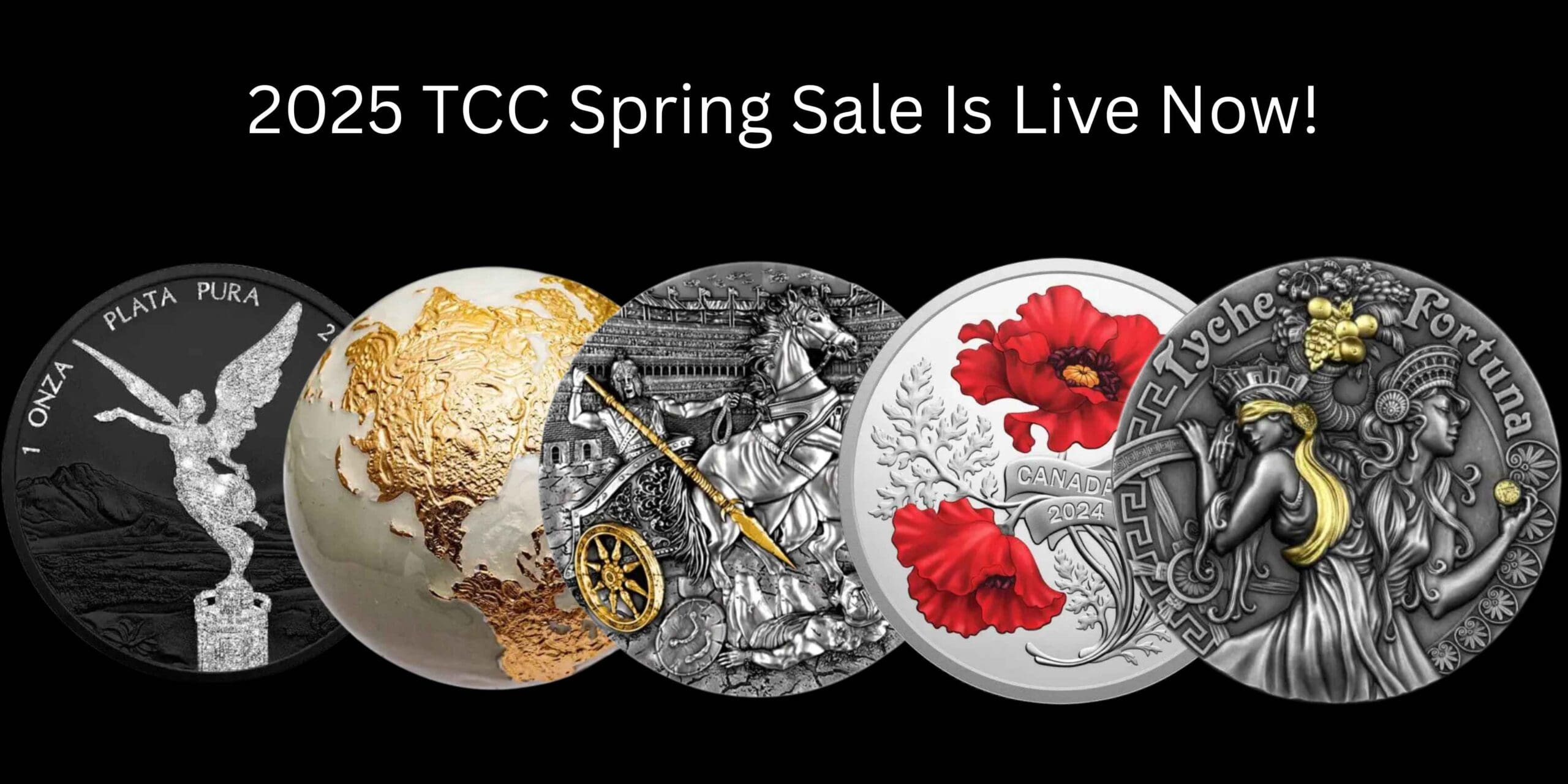 2025 The Coin Chest Spring Sale Banner Featured Coins