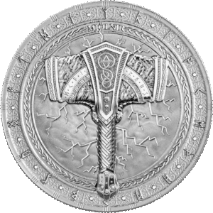 2025 Thor’s Hammer – Mjolnir – Germania Artefacts 1oz Silver Coin