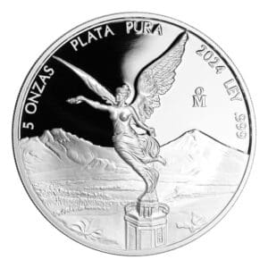 2024 Libertad 5oz Silver Proof Coin