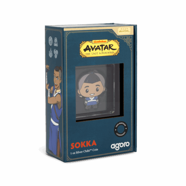 2025 $2 Avatar The Last Airbender - Sokka Chibi® 1oz Silver Proof Coin - Image 5