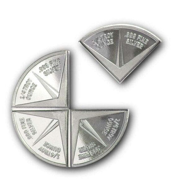 Divisible 1oz Goldpanner .999 Silver Bullion Round