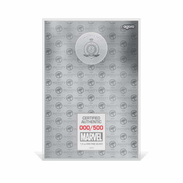 2025 $2 Marvel The Infinity Saga Phase 3 - Thor Ragnarok 1.5oz Silver Proof Coin - Image 3
