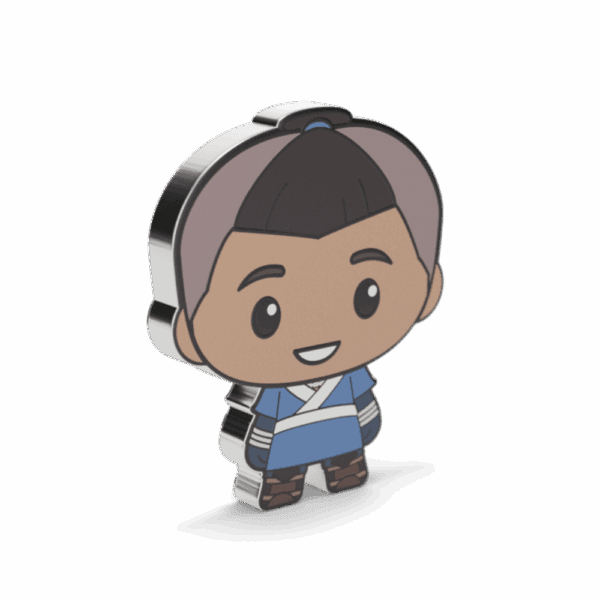 2025 $2 Avatar The Last Airbender - Sokka Chibi® 1oz Silver Proof Coin