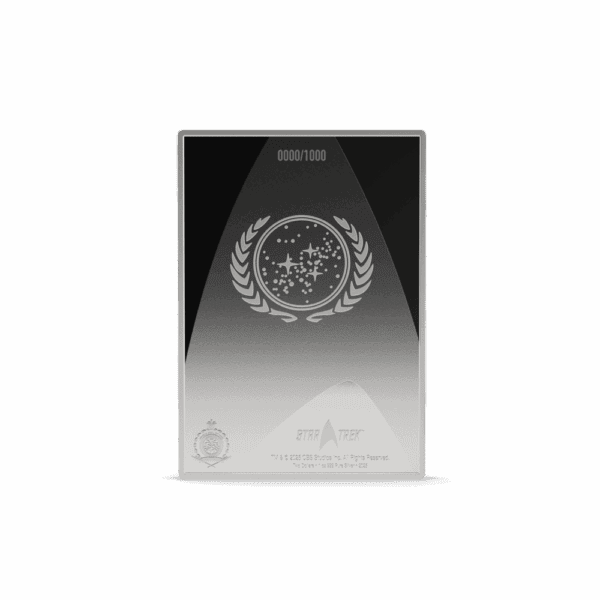 2025 $2 Star Trek - U.S.S. Enterprise NCC-01 Owner Manual 1oz Silver Proof Coin - Image 3