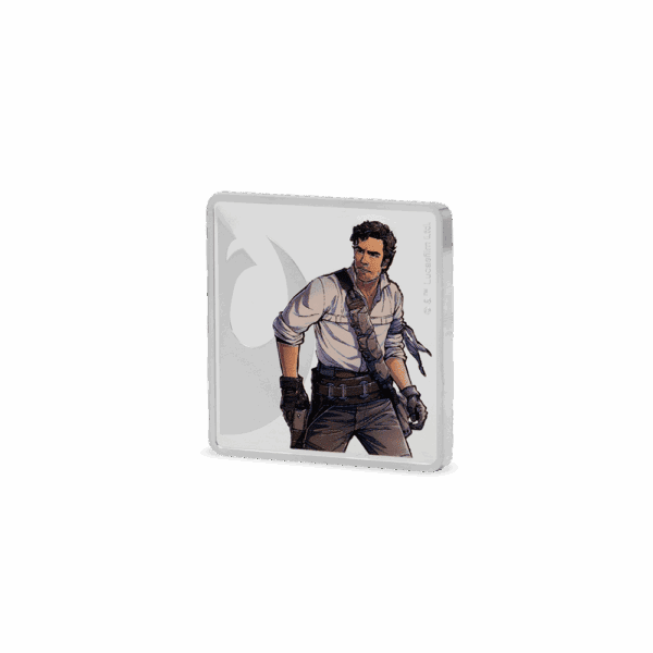 2025 Star Wars™ Finn™ and Poe Dameron™ 1oz Silver Medal - Image 2