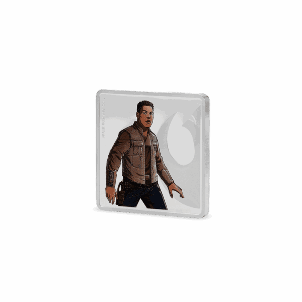 2025 Star Wars™ Finn™ and Poe Dameron™ 1oz Silver Medal - Image 3