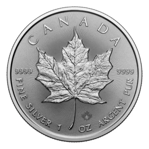 2025 $5 Canada Maple Leaf 1oz Silver .9999 BU Coin
