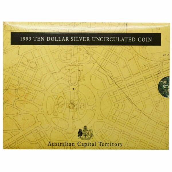 1993 $10 ACT Australia 20g Silver Uncirculated Coin - Image 3