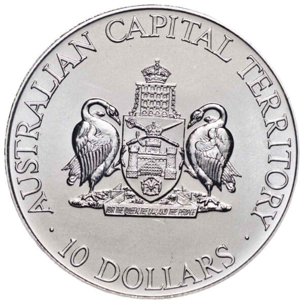 1993 $10 ACT Australia 20g Silver Uncirculated Coin