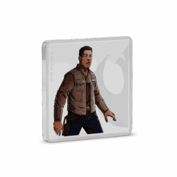 2025 Star Wars™ Finn™ and Poe Dameron™ 1oz Silver Medal