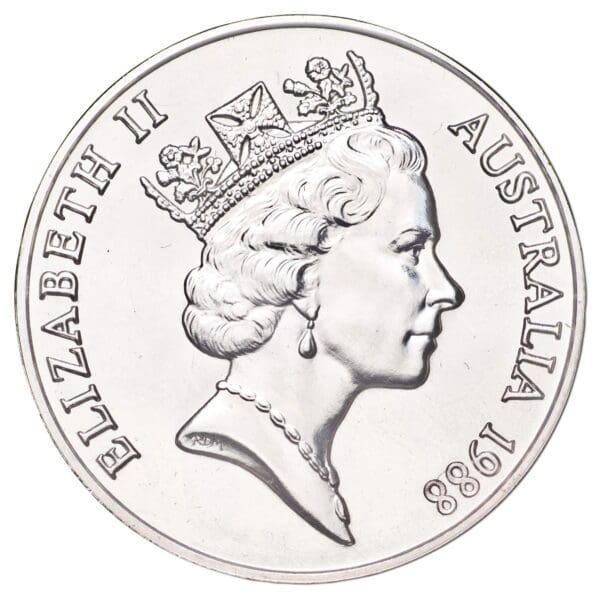 1988 $10 Australia Bicentennial Silver Uncirculated Coin - Image 2
