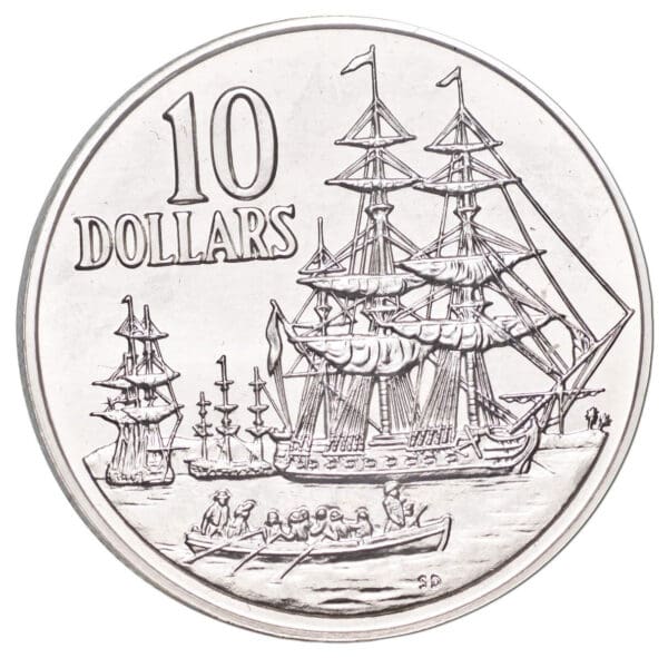 1988 $10 Australia Bicentennial Silver Uncirculated Coin