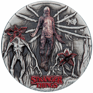 2026 $2 Stranger Things Villains 2oz Silver Antiqued Coloured Coin