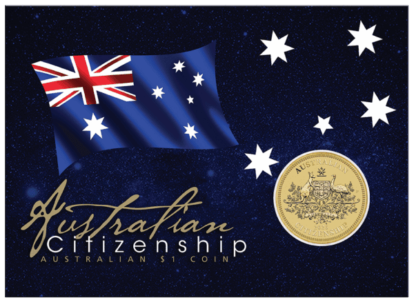 2026 $1 Australian Citizenship Carded Coin