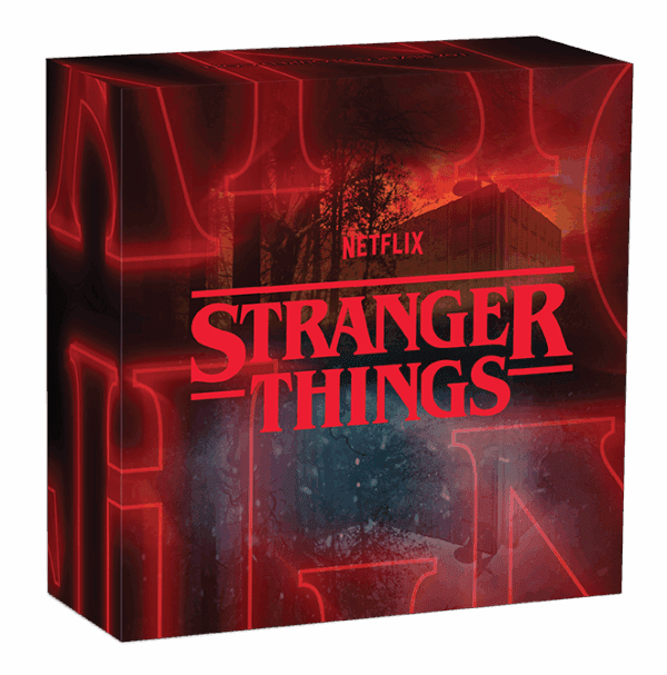 2026 $1 Stranger Things - The Upside Down 1oz Silver Coloured Coin - Image 5