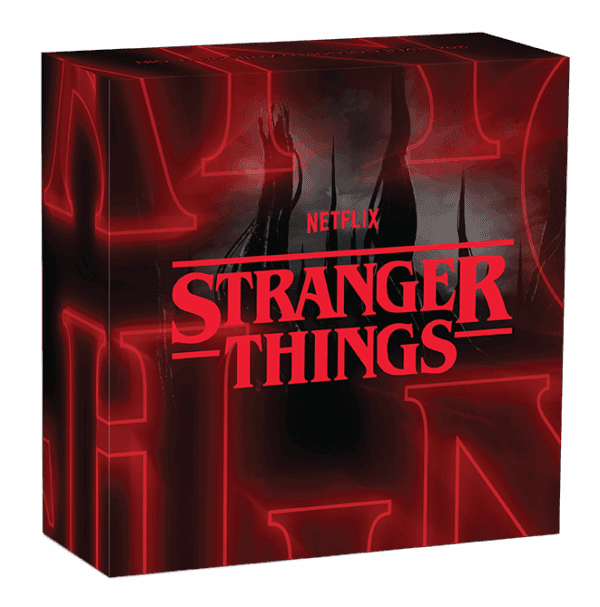 2026 $2 Stranger Things Villains 2oz Silver Antiqued Coloured Coin - Image 3