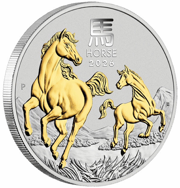 2026 Year Of The Horse 3 x 1oz Silver Trio Perth Mint Coin Set - Image 3