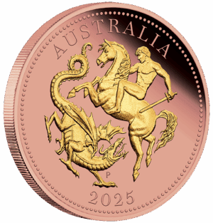 2025 $100 Gold Proof Reverse Gilded Coin