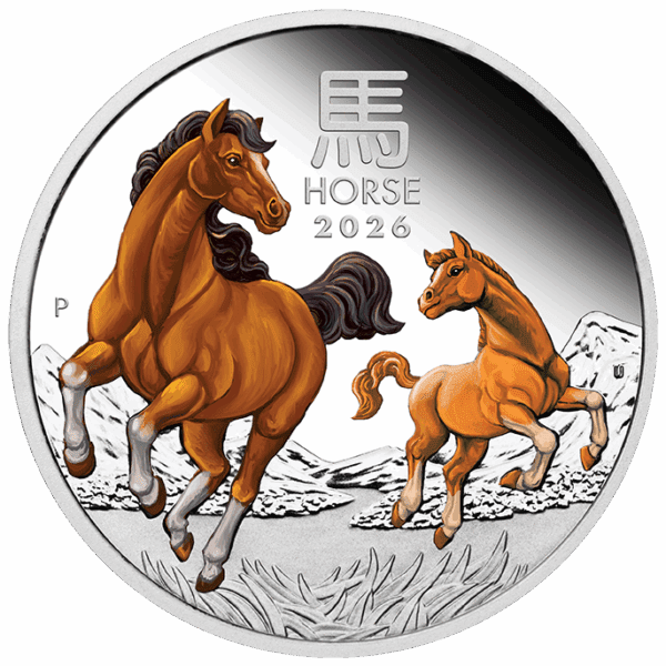 2026 Year Of The Horse 3 x 1oz Silver Trio Perth Mint Coin Set - Image 4