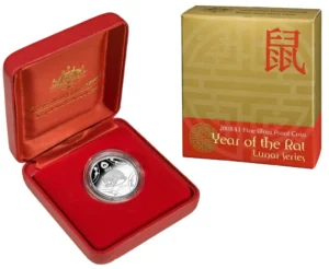 2008 $1 Year of the Rat Silver Proof Coin
