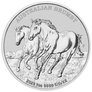 2023 $1 Perth Mint Australian Brumby 1oz Silver Bullion coin