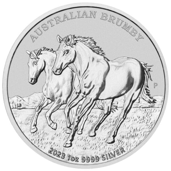 2023 $1 Perth Mint Australian Brumby 1oz Silver Bullion coin