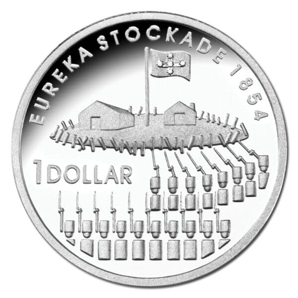 2004 $1 Eureka Stockade Silver Proof Coin - Image 2