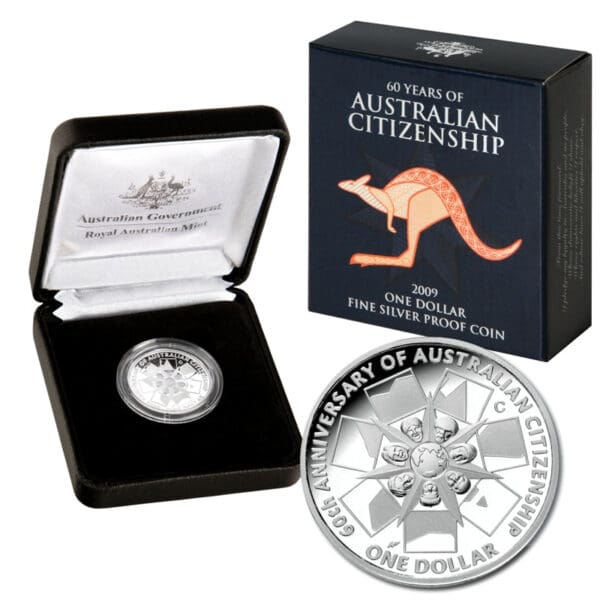 2009 $1 Australian Citizenship Silver Proof Coin