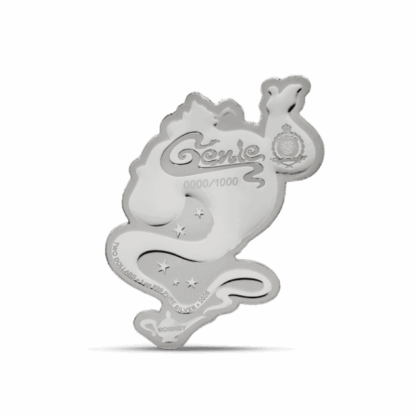 2025 $2 Disney Aladdin - Genie 1oz Silver Proof Coin - Image 3