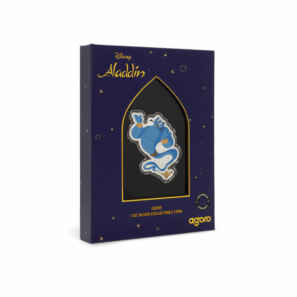 2025 $2 Disney Aladdin - Genie 1oz Silver Proof Coin - Image 5