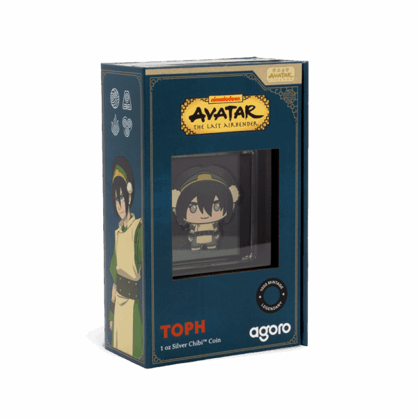 2025 $2 Avatar The Last Airbender - Toph Chibi® 1oz Silver Proof Coin - Image 4