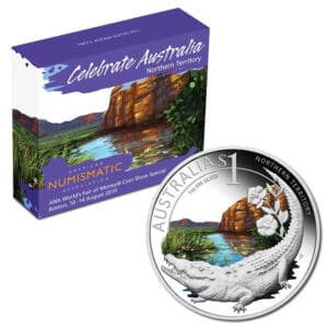 2010 $1 Celebrate Australia 1oz Silver ANDA Proof - Northern Territory 1oz Proof Coin